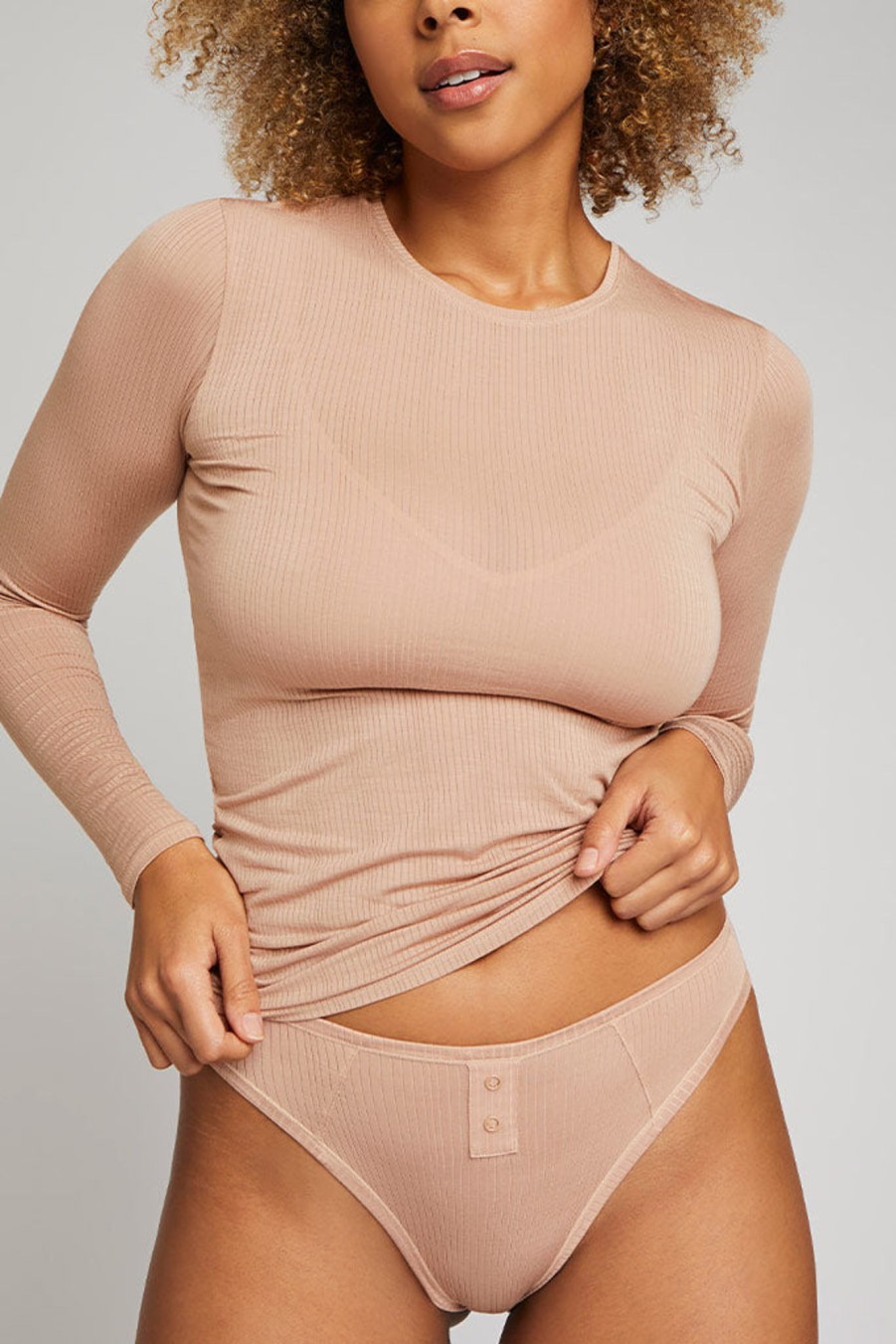 Lounge Negative Underwear | Whipped Long Sleeve Buff