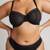 Bras Negative Underwear | Sieve Balconette Bra Black