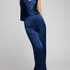 Sleep Negative Underwear | Eclipse Silk Track Pant Navy