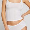 Lounge Negative Underwear | Whipped Cropped A-Top White