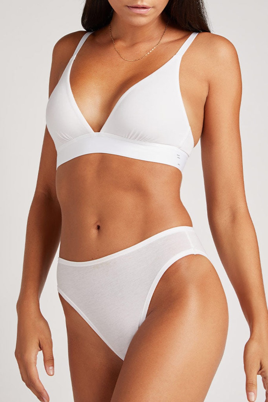 Underwear Negative Underwear | Cotton French Cut Brief White