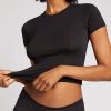 Lounge Negative Underwear | Whipped Baby Tee Black