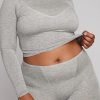 Lounge Negative Underwear | Whipped Baby Long Sleeve Heather Grey