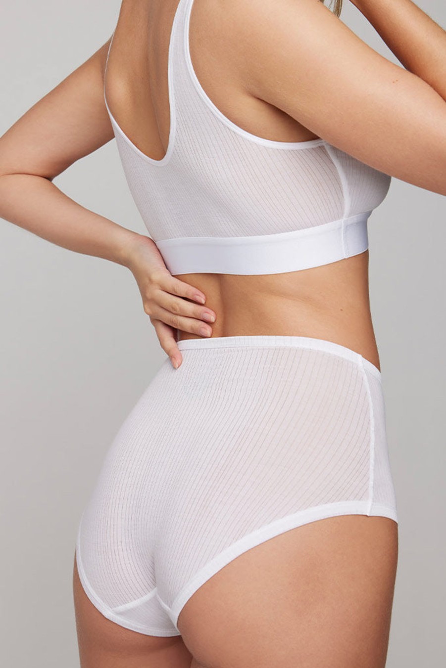 Whipped Negative Underwear | Whipped High Rise White