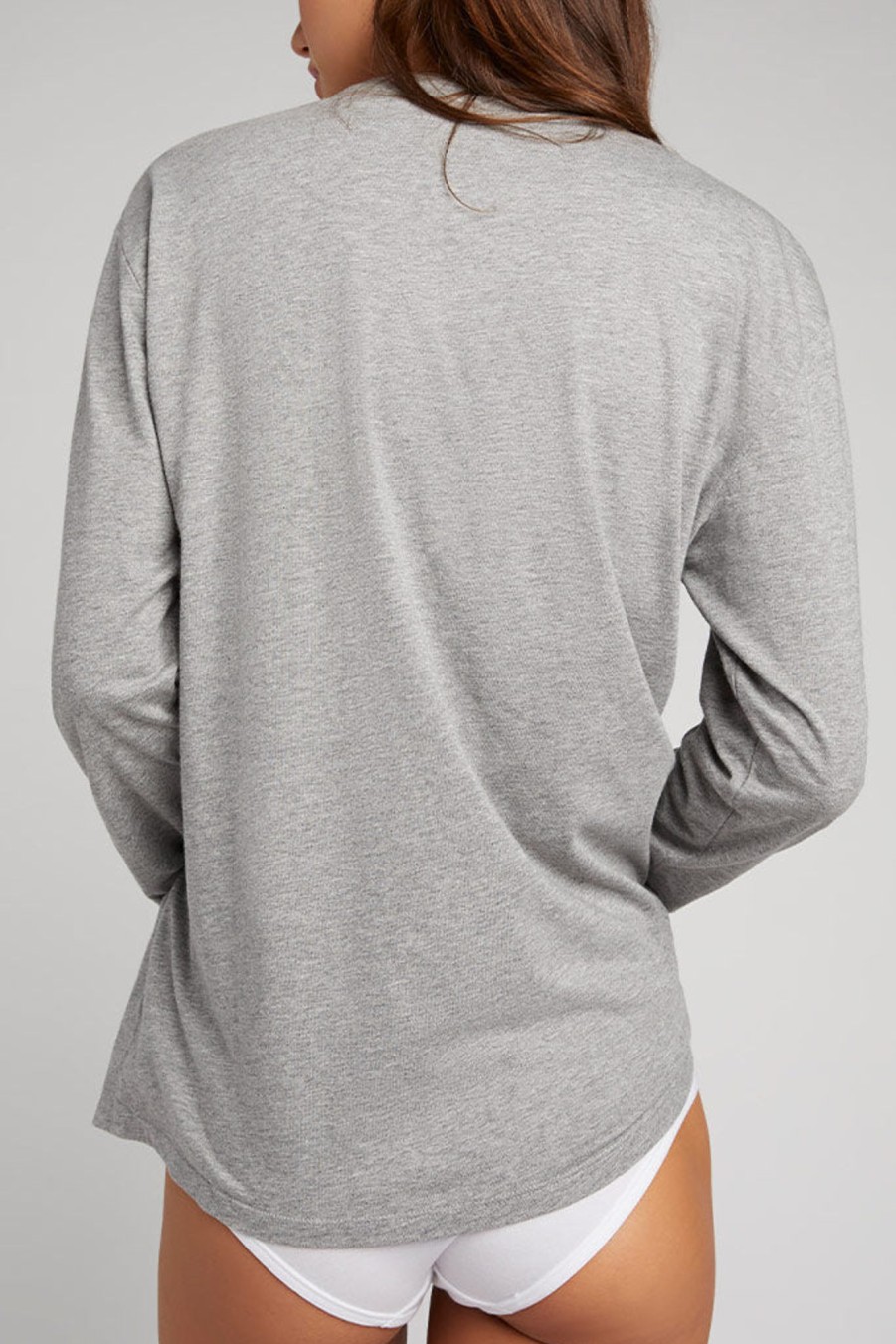 Lounge Negative Underwear | Uniform Long Sleeve Heather Grey