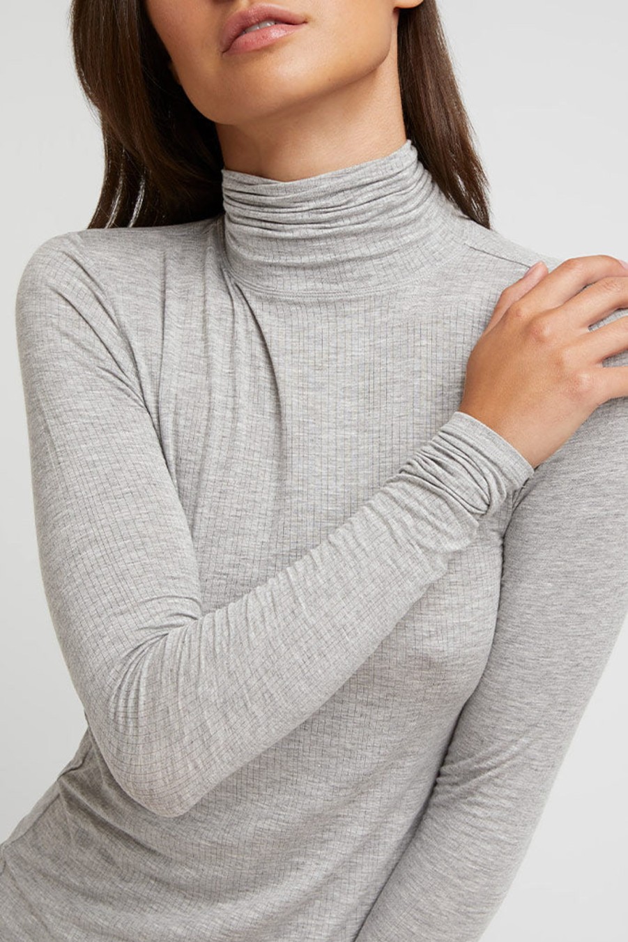 Whipped Negative Underwear | Whipped Turtleneck Heather Grey