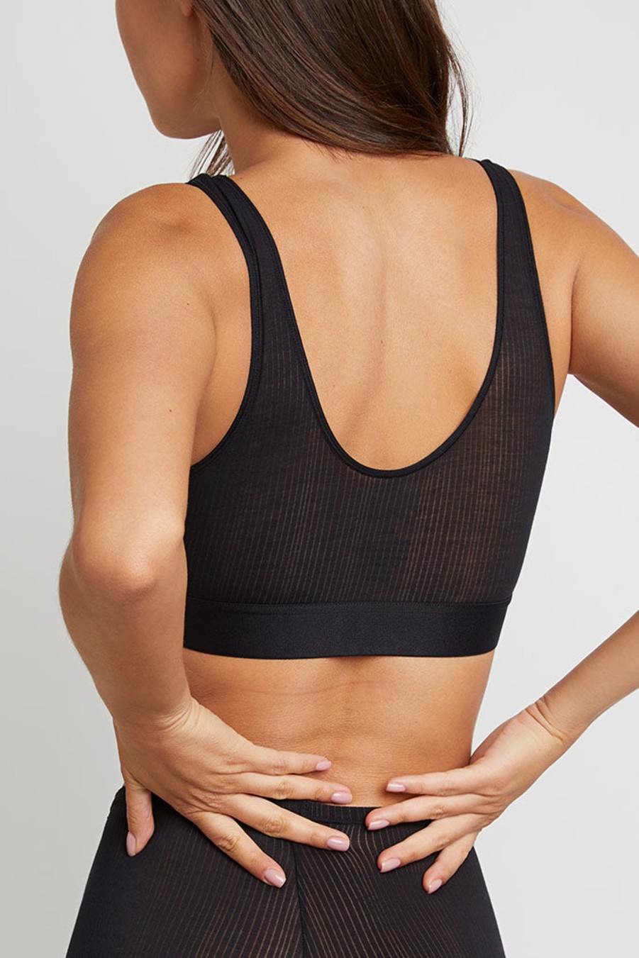 Whipped Negative Underwear | Whipped Bra Top Black