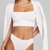 Lounge Negative Underwear | Whipped Cardi White