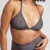 Bras Negative Underwear | Sieve Racerback Bra Graphite