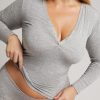 Lounge Negative Underwear | Whipped Henley Heather Grey