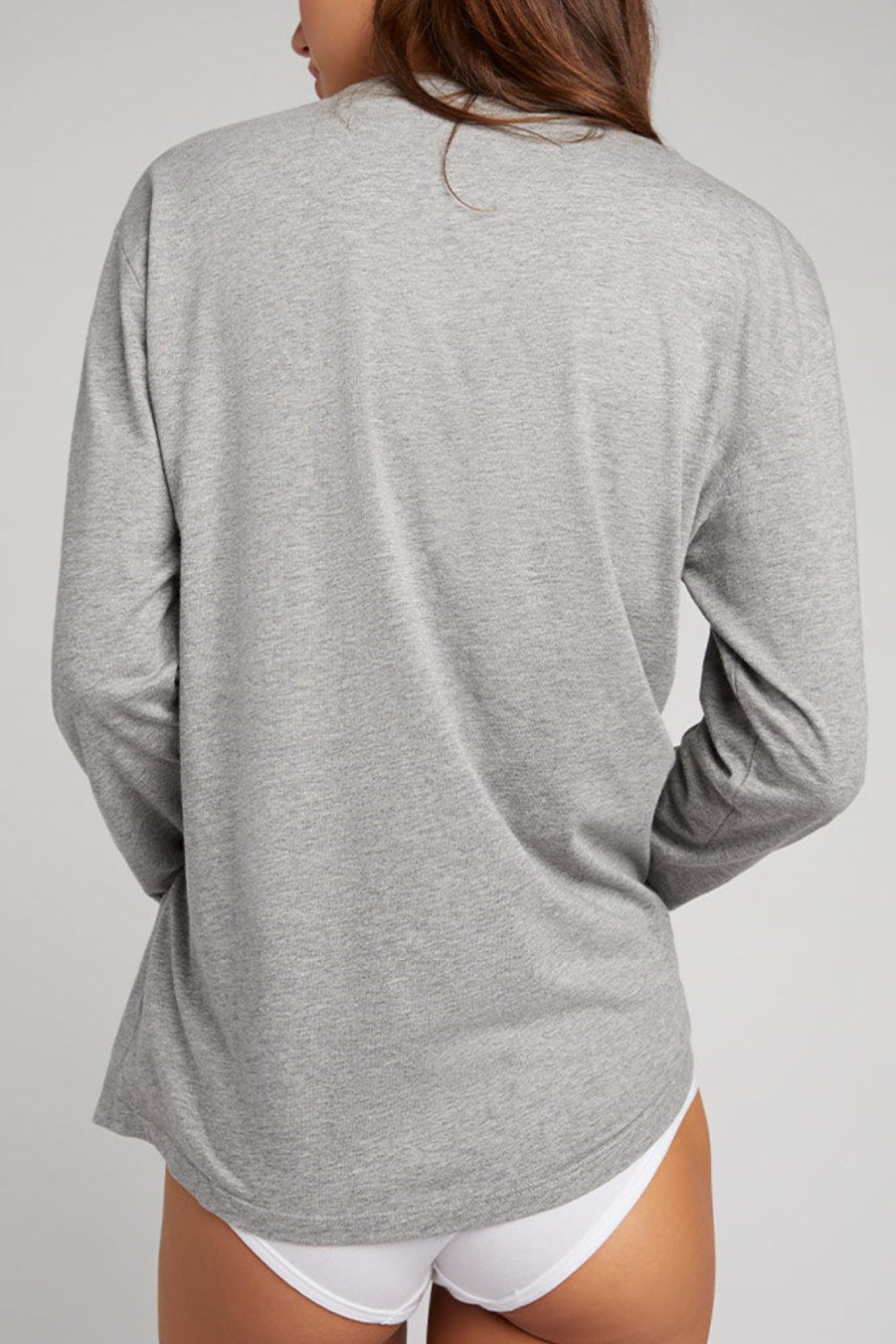 Lounge Negative Underwear | Uniform Long Sleeve Heather Grey