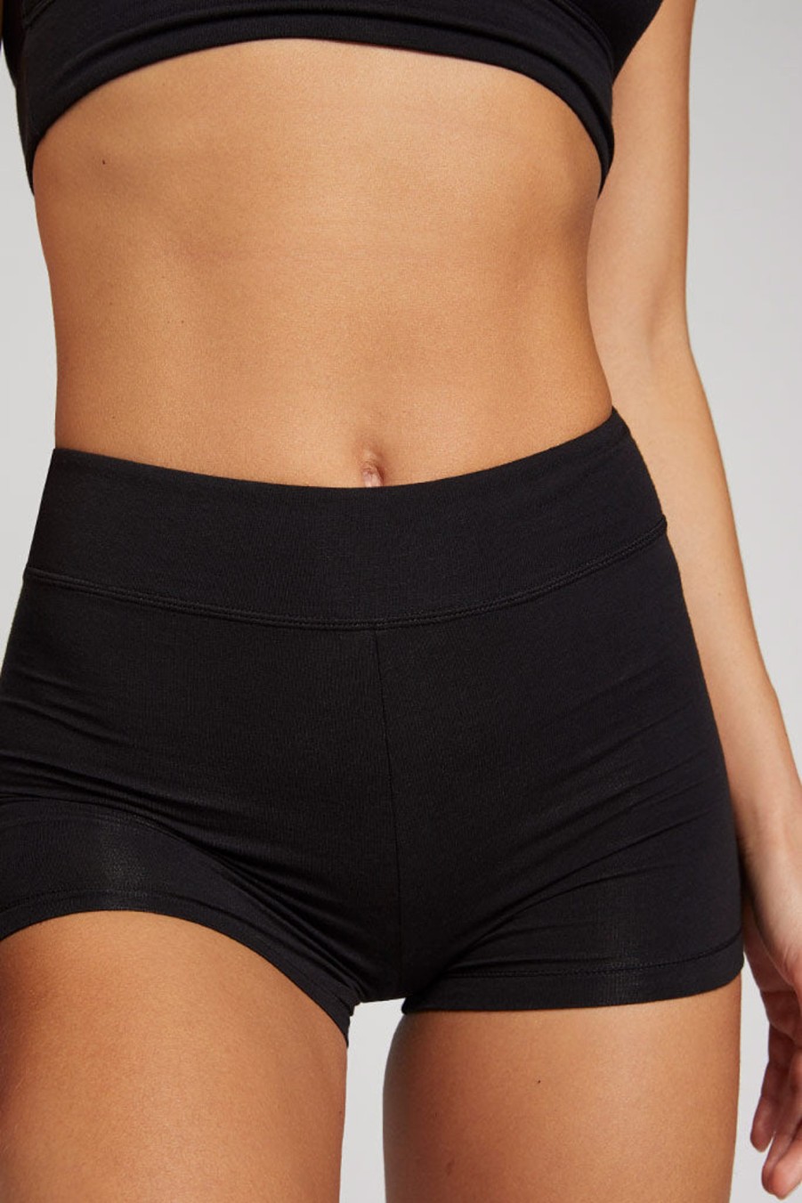 Underwear Negative Underwear | Cotton Mini Boy Short Black