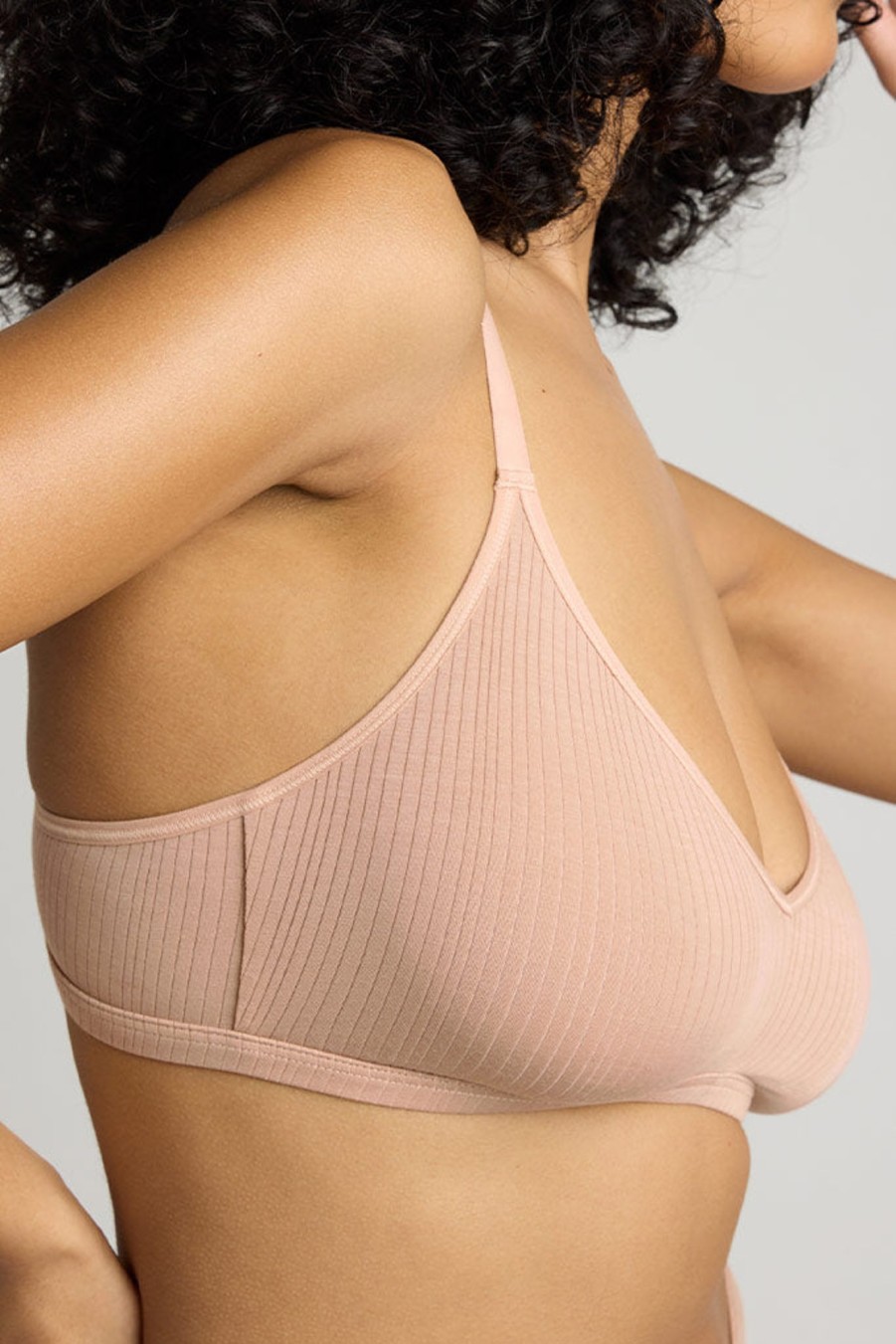 Bras Negative Underwear | Whipped Non-Wire Bra Buff