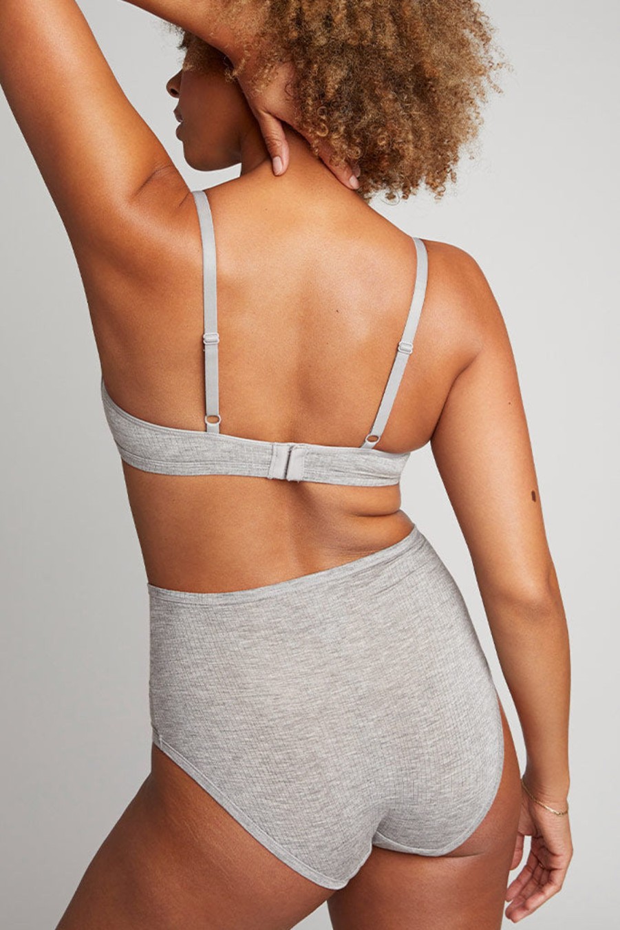 Whipped Negative Underwear | Whipped Non-Wire Bra Heather Grey