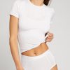 Lounge Negative Underwear | Whipped Baby Tee White